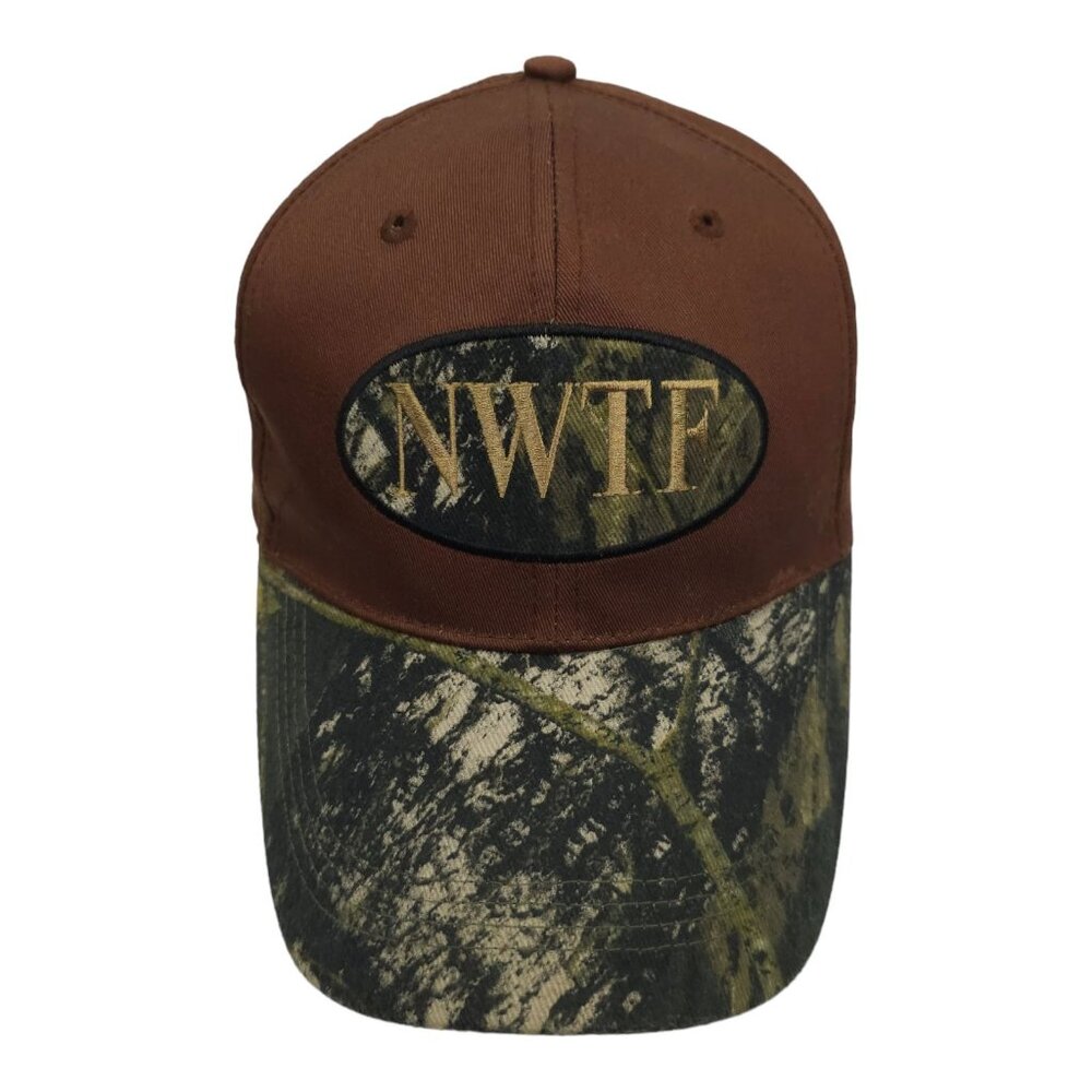 National Wild Turkey Federation Logo Patch Tuck Strap Cap Trucker Hunter Hat
